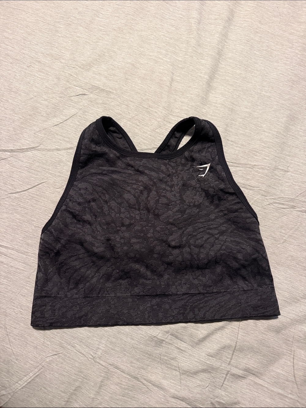 Gym shark High-Neck Sports Bra - Black